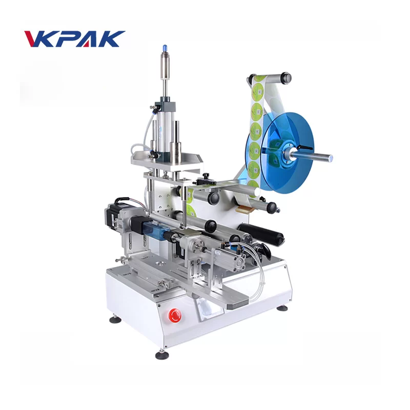 VK-T805 Mesin Pelabelan Bergulir Semi Otomatis Untuk Botol Persegi